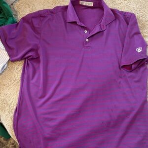 Purple Men's Golf Polo Shirt